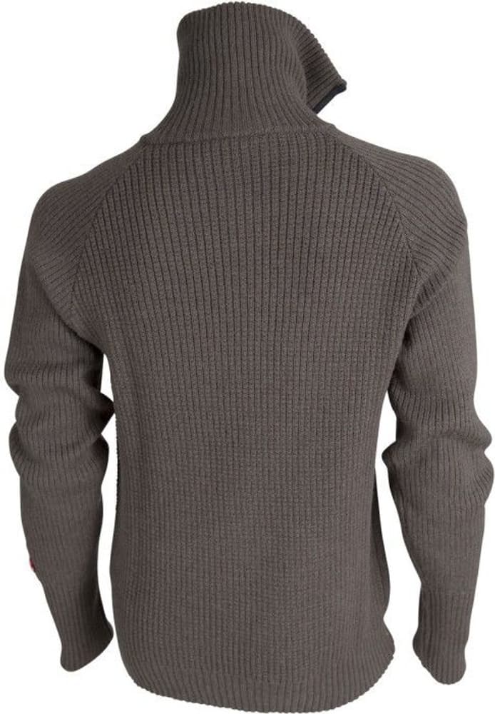 M's Rav Sweater with Zip Tea Green/Charcoal Melange, view: 1