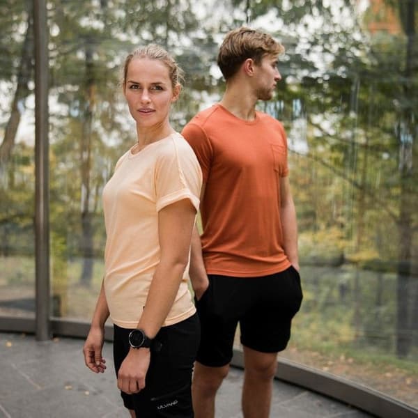 M's Summer Wool tee w/pocket Bombay Brown, view: 3