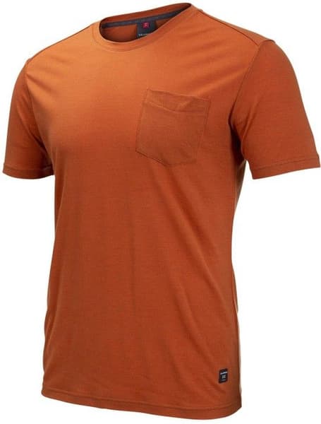 M's Summer Wool tee w/pocket Bombay Brown, view: 0