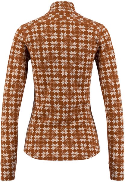 W's Maristua Turtle Neck W/Zip Bombay Brown/Vanilla, view: 1