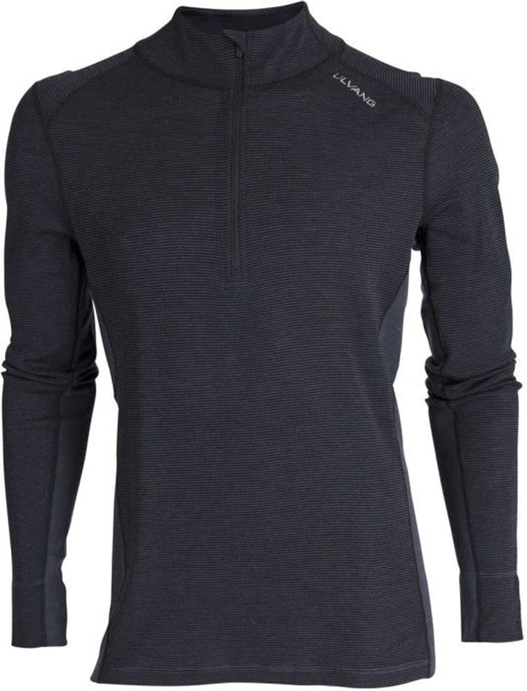 M's Rav 100% Turtle Neck with Zip Black/Granite, view: 0