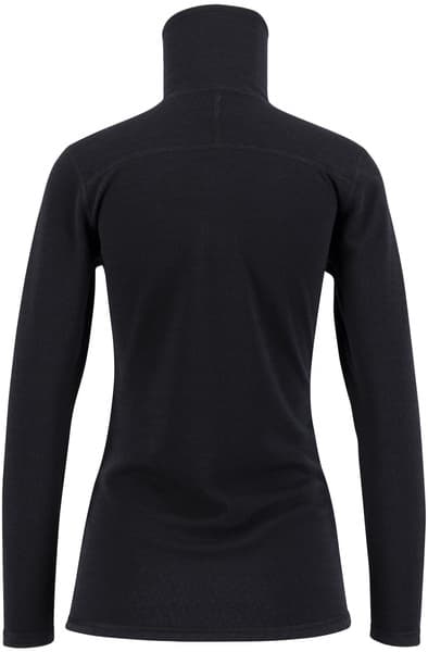 W's Comfort 200 Turtle Neck W/Zip Black/Black, view: 1