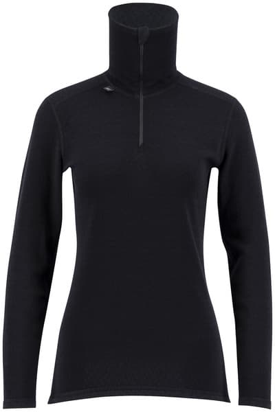 W's Comfort 200 Turtle Neck W/Zip Black/Black, view: 0