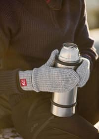 Rav Mitten Grey Melange - view: 1