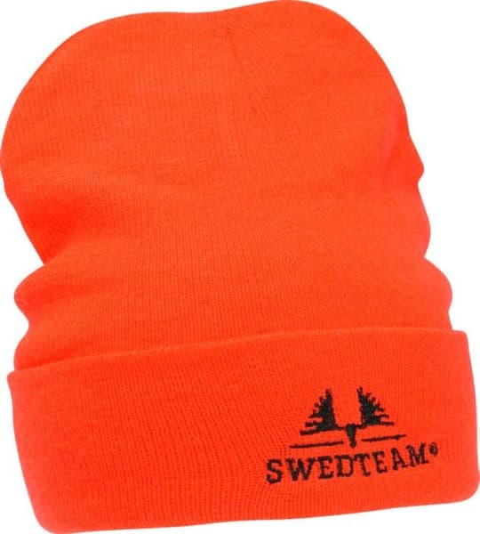 Knitted Beanie Orange Neon, view: 0