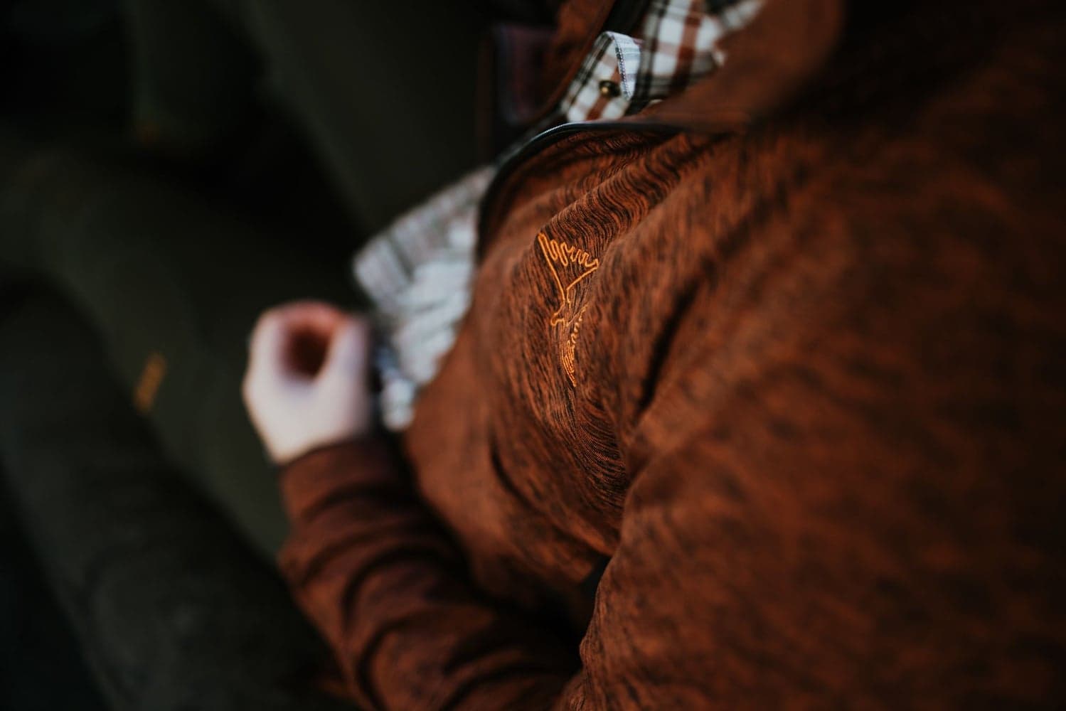 M's Lynx Sweater Dark Orange, view: 3