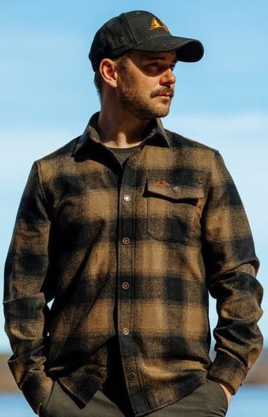 M's Lynx Wool Shirt Dark Sand, view: 6