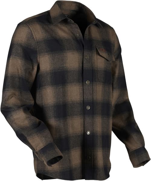 M's Lynx Wool Shirt Dark Sand, view: 1