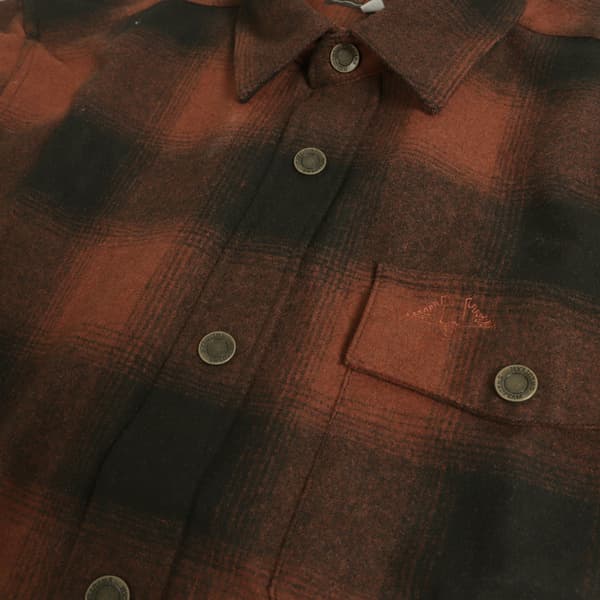 M's Lynx Wool Shirt Dark Orange, view: 4