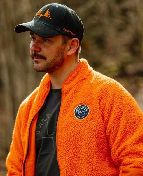 M's Ultra Pile Sweater Orange Neon, view: 3