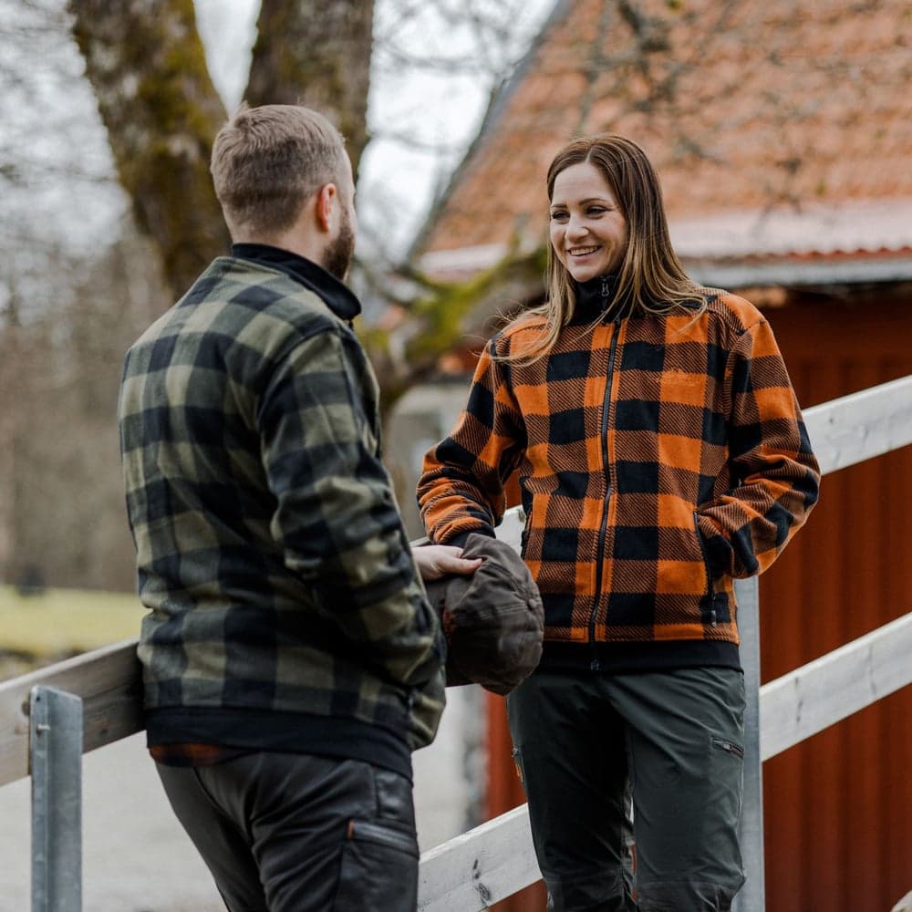 Lynx M Sweater Full-zip Orange, view: 3