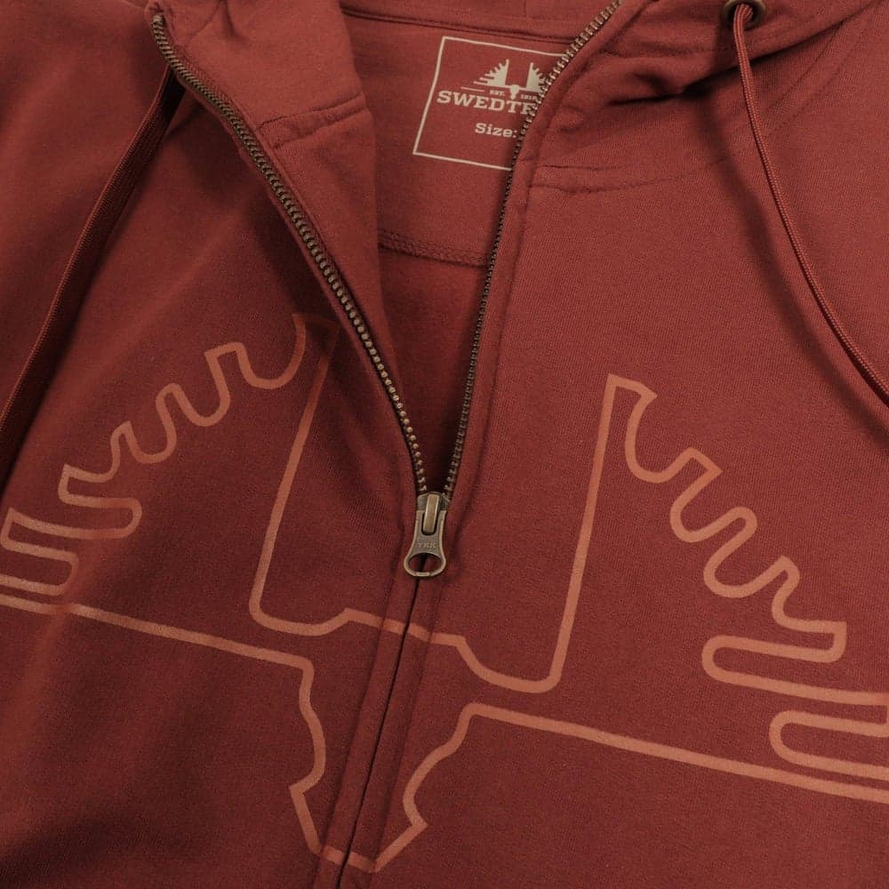 M's Ultra Hoodie Sweater Dark Orange, view: 3