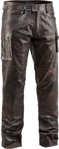 Bull Leather Trousers Men - view: 0