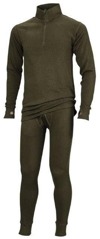 Terry Wool M Base Layer Set Hunting Green, view: 0