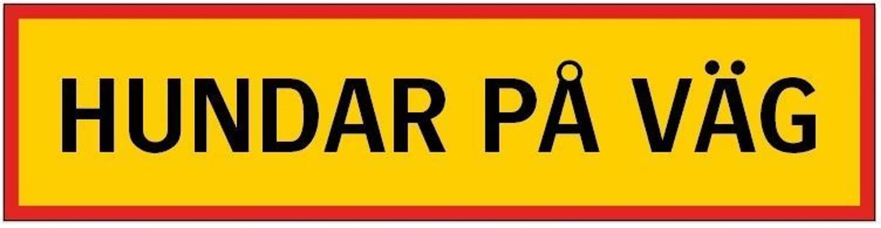 Refleksskilt Hundar på väg, view: 0