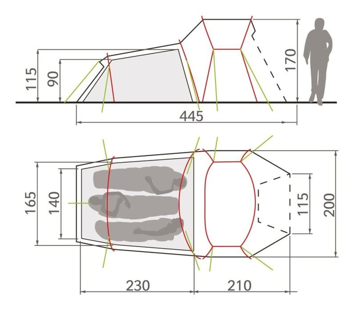 Chapel L XT 3P Avocado, view: 4
