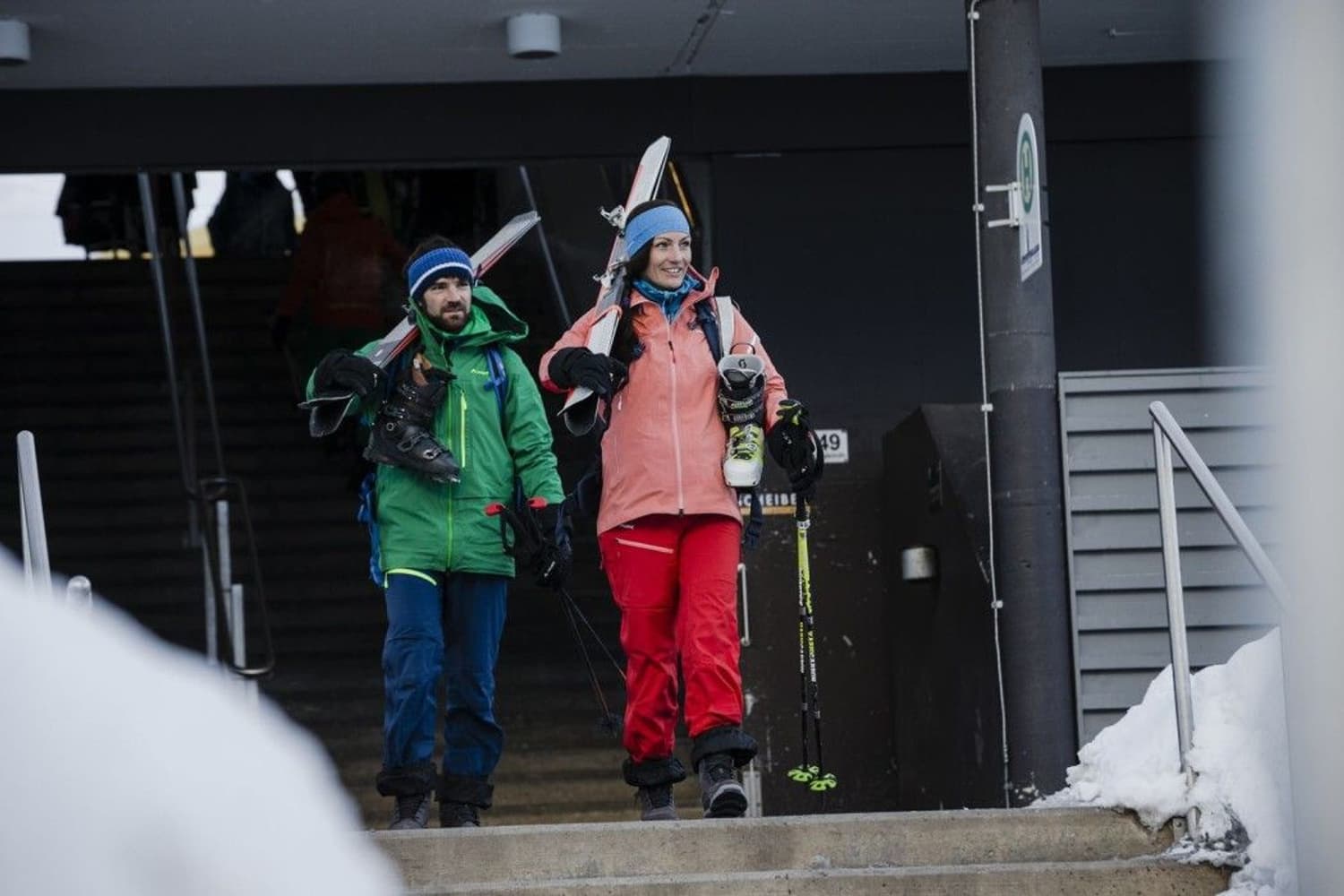 W's Back Bowl Pants IV Steelblue, view: 3