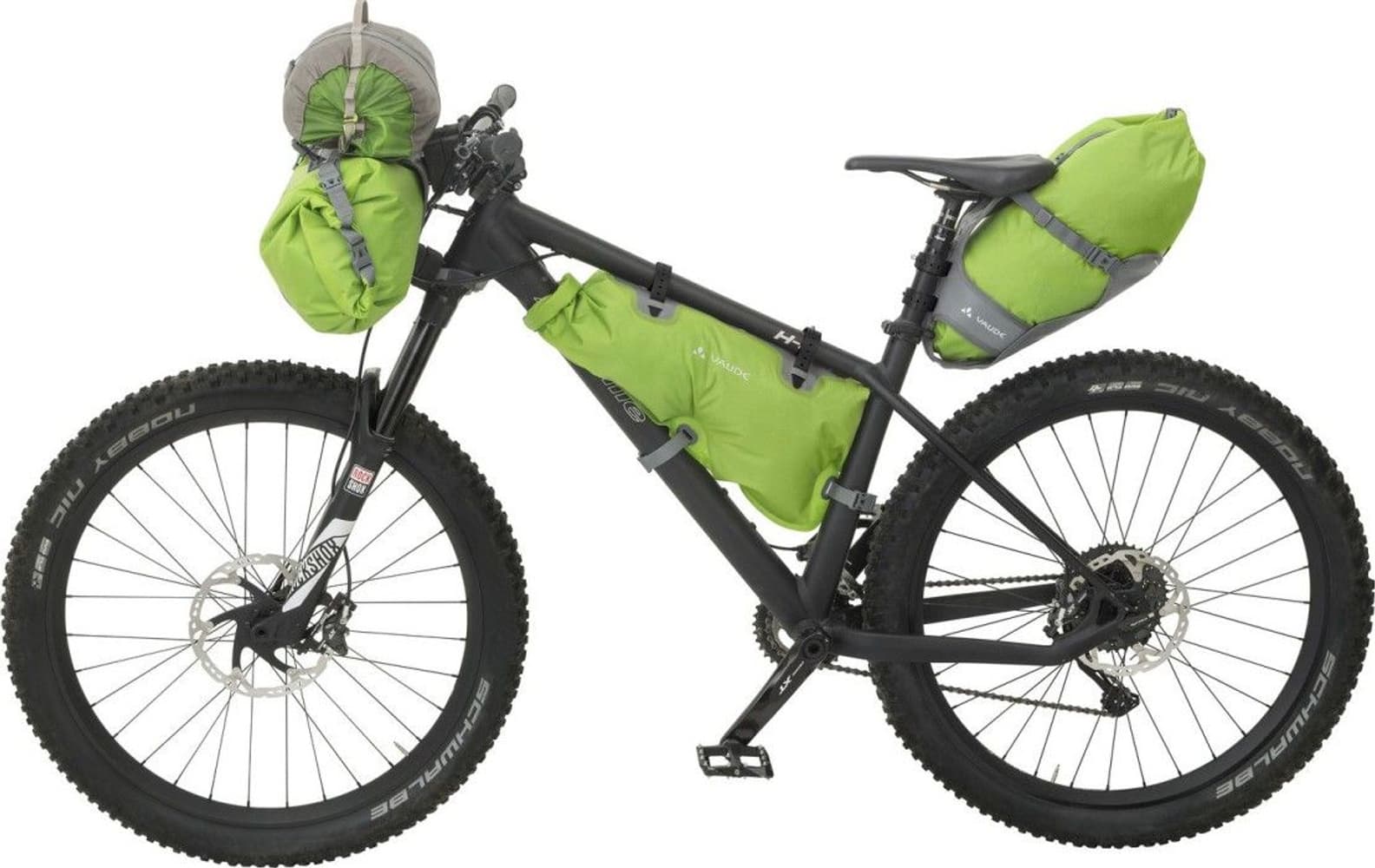 Trailsaddle Black/Green, view: 1