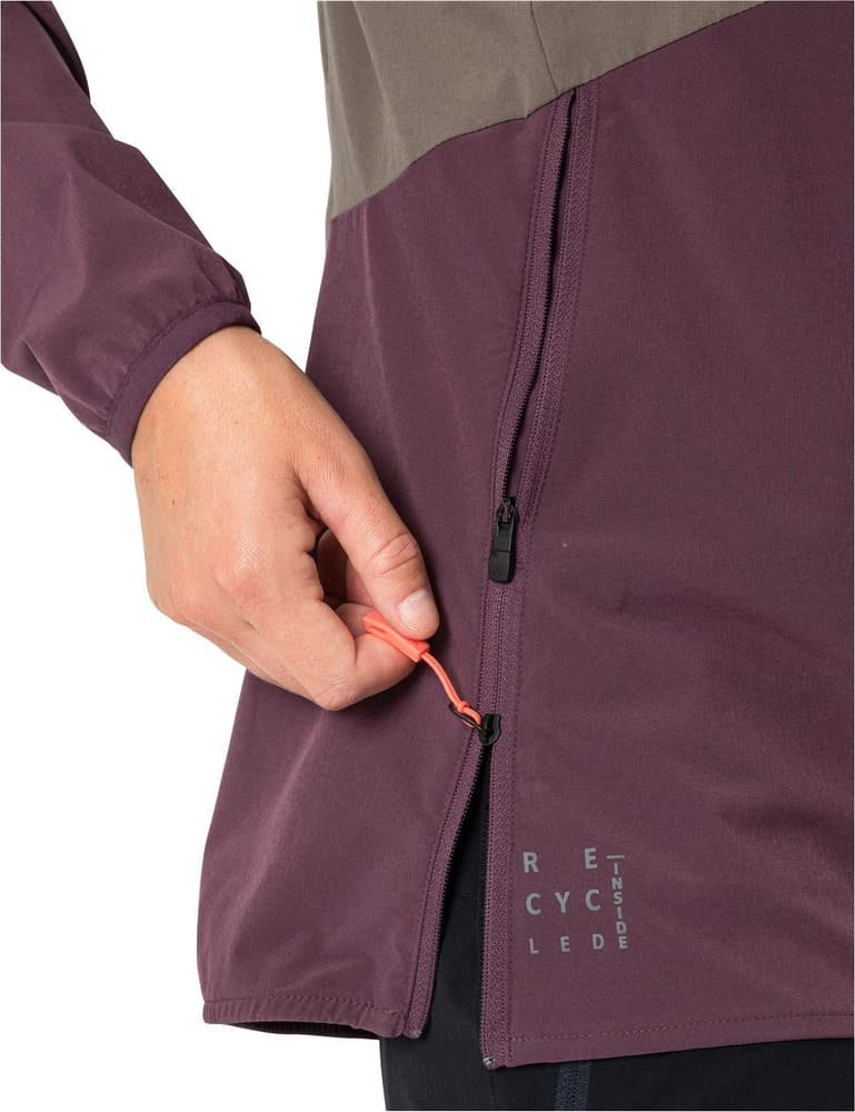 W's Tekoa Biobased Halfzip Jacket Blackberry, view: 5