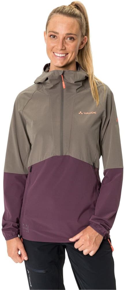 W's Tekoa Biobased Halfzip Jacket Blackberry, view: 2