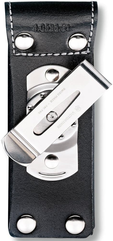 Belt Pouch Leather Black 6 Layer, view: 1