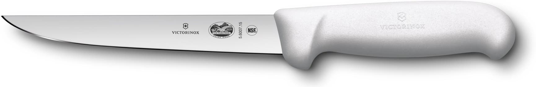 Slaktekniv 15 cm rett bredt blad Fibrox Hvit, view: 0
