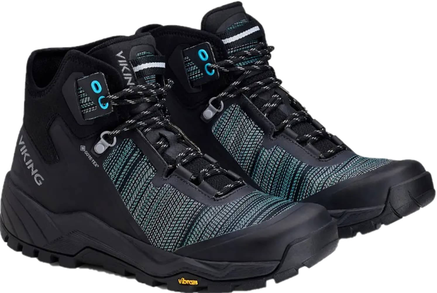 Unisex Cerra Rolling Mid GTX Black/Aqua, view: 2