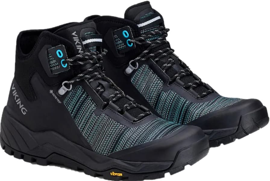 Unisex Cerra Rolling Mid GTX Black/Aqua, view: 2