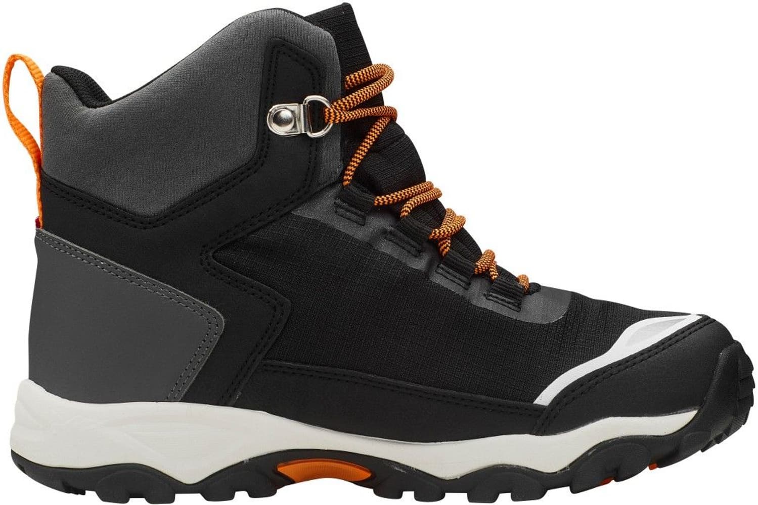 Junior Akkarvik Mid Waterproof Black/Orange, view: 2