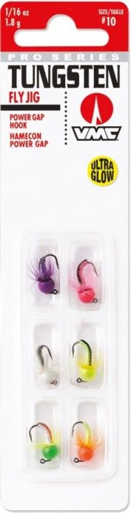 Tungsten Fly Jig Kit #10 1,8gr Glow 6-pack, view: 0