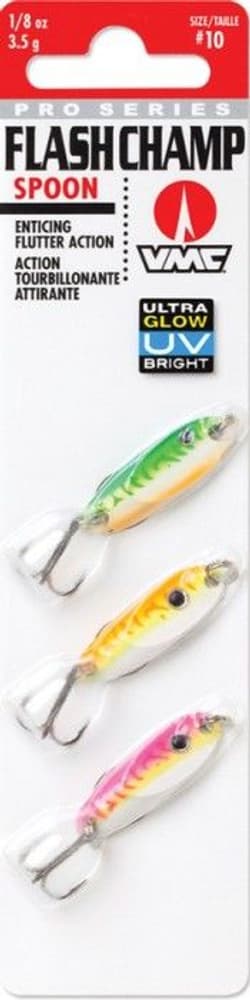 Flash Champ Spoon Kit #10 3,5gr Glow UV 3-pack, view: 0