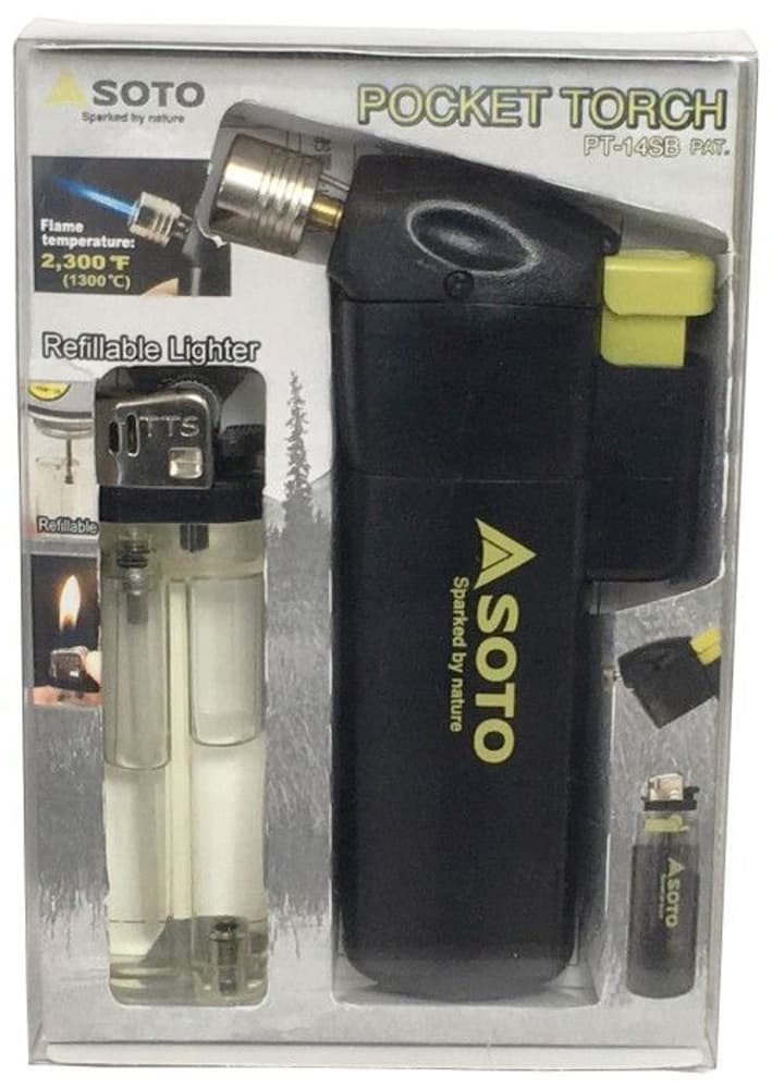 Pocket Torch w/ Refillable Lighter, view: 0