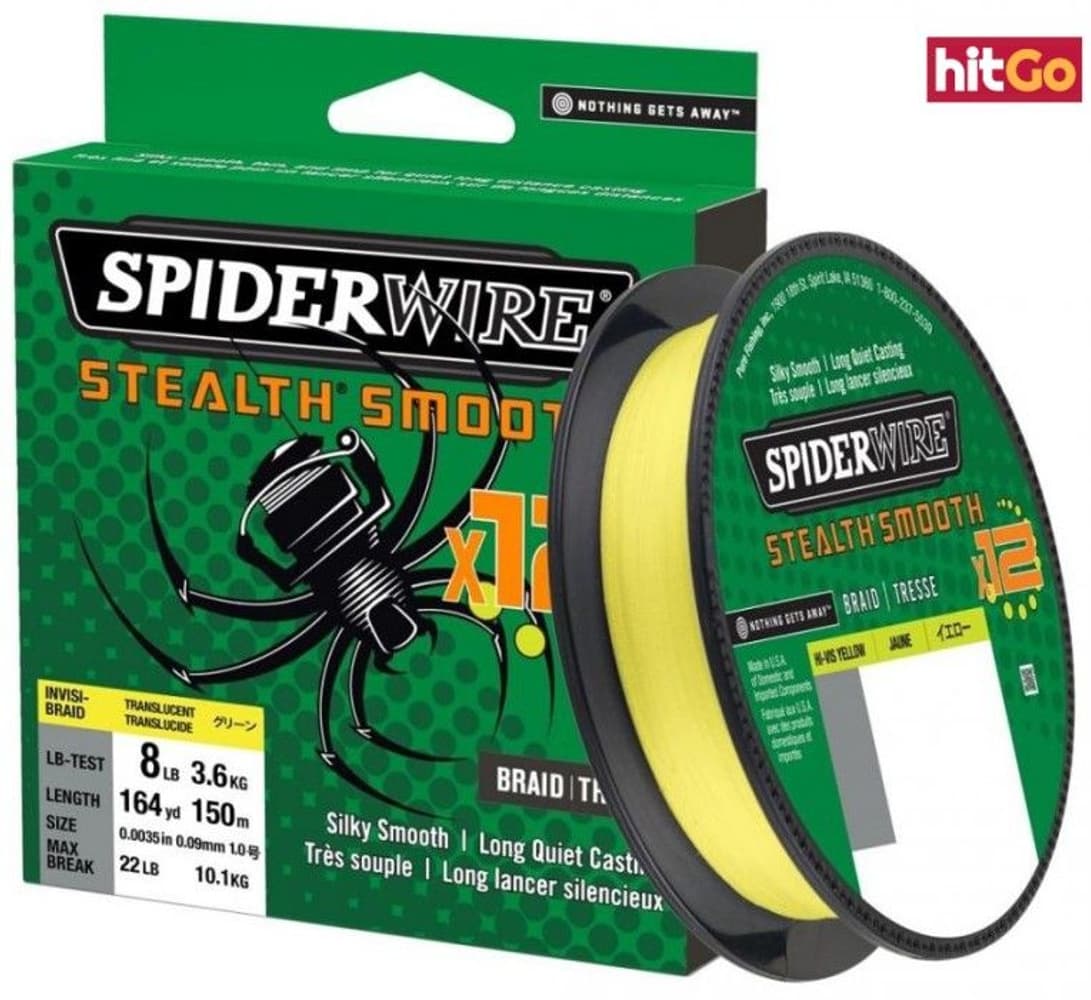 Stealth Smooth 12 150m Hi-Vis Yellow, view: 0