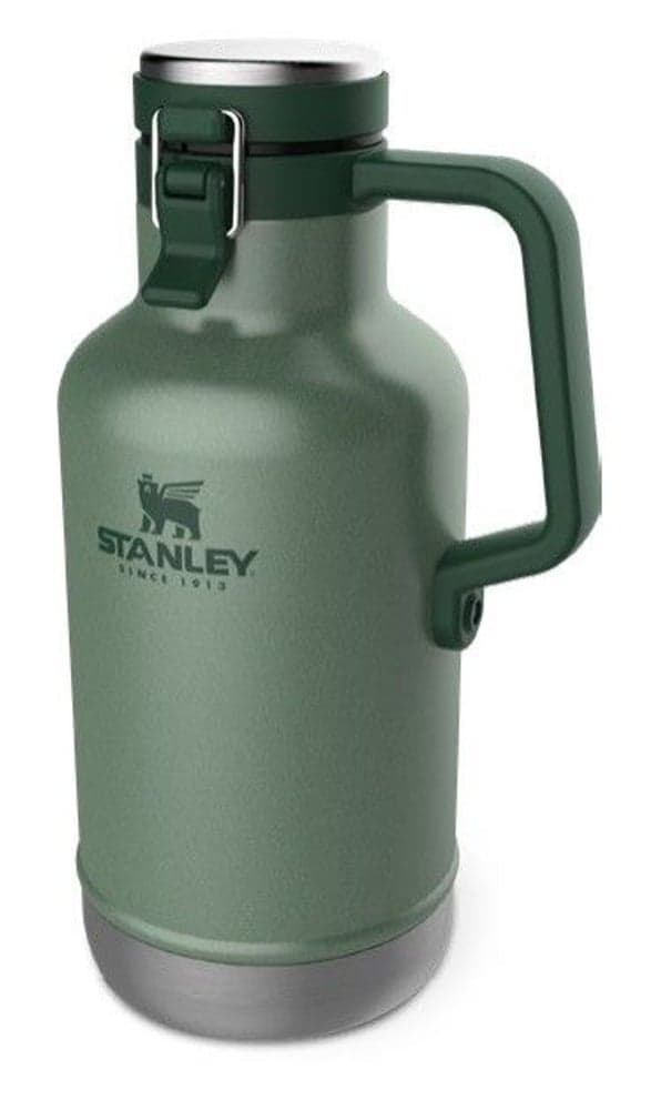 Classic Beer Growler 1.9L Hammertone Green, view: 0