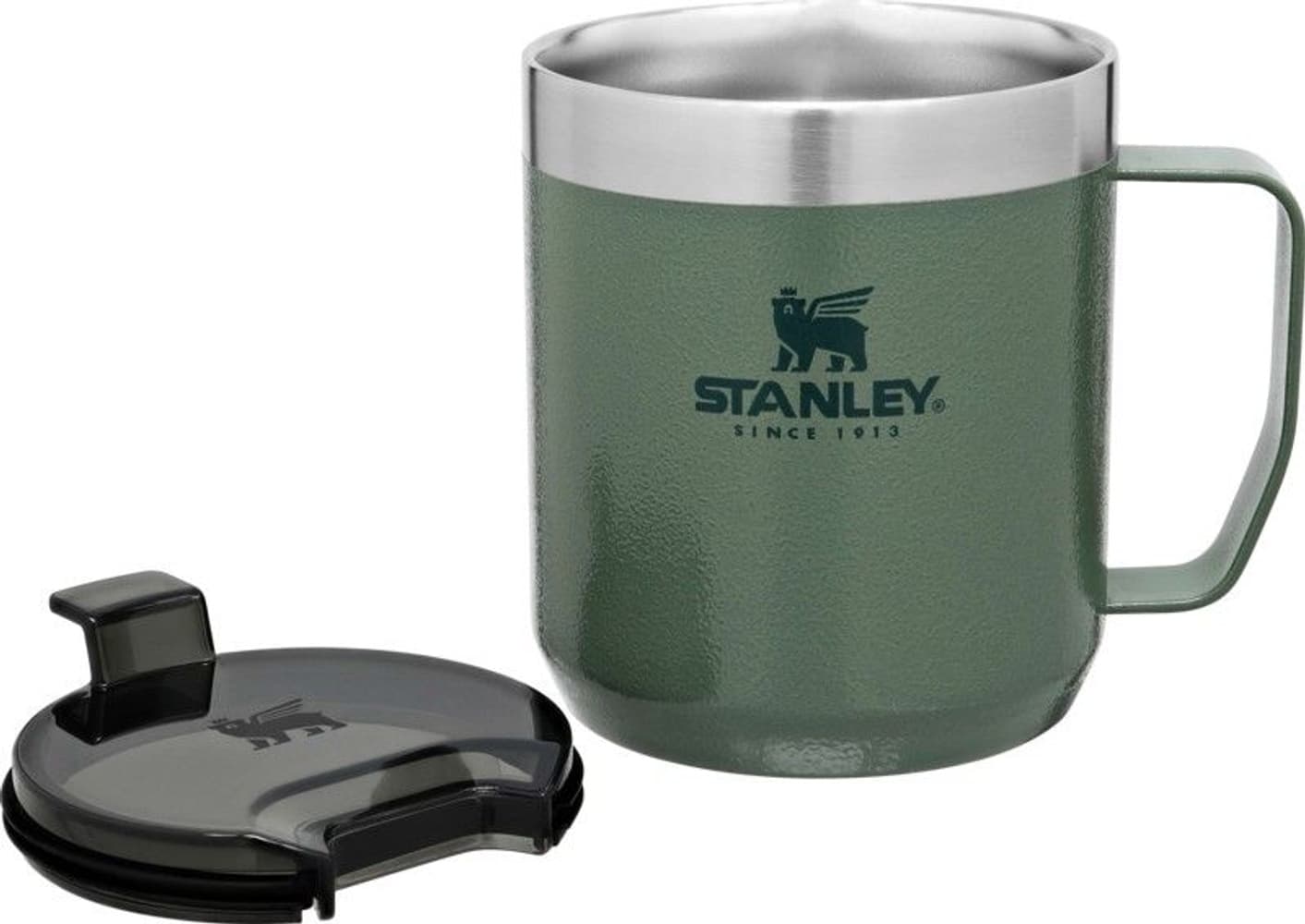 The Legendary Camp Mug 0,35L Hammertone Green, view: 3