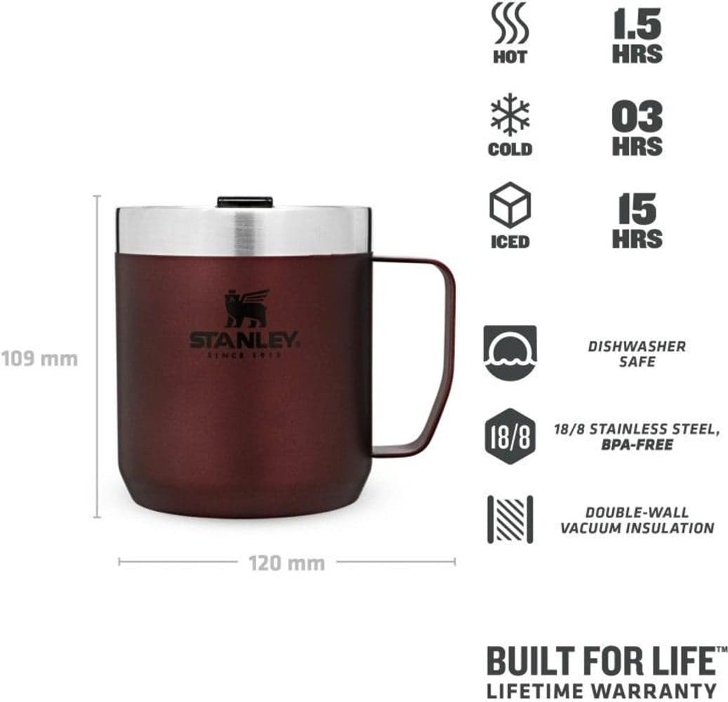 The Legendary Camp Mug 0.35L Wine, view: 1