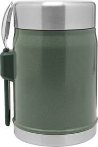 The Legendary Food Jar + Spork 0,4L Hammertone Green - view: 3