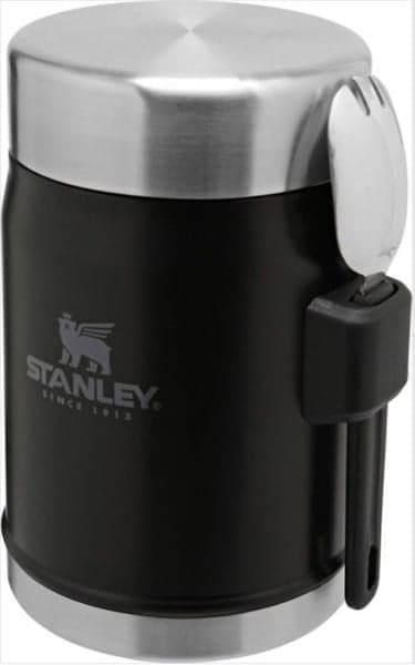 The Legendary Food Jar + Spork 0,4L Matte Black, view: 1