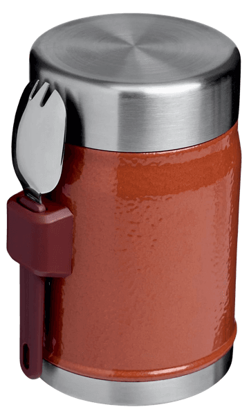 The Legendary Food Jar + Spork 0,4 L Hammertone Clay, view: 1