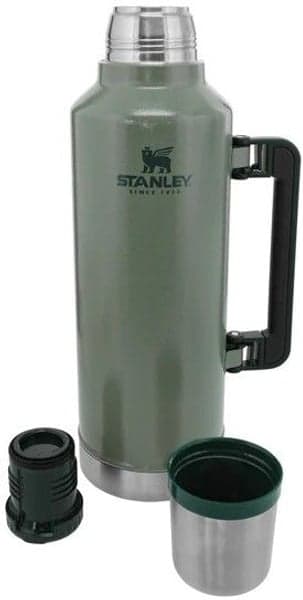 The Legendary Classic Bottle 2,3 L Hammertone Green, view: 1