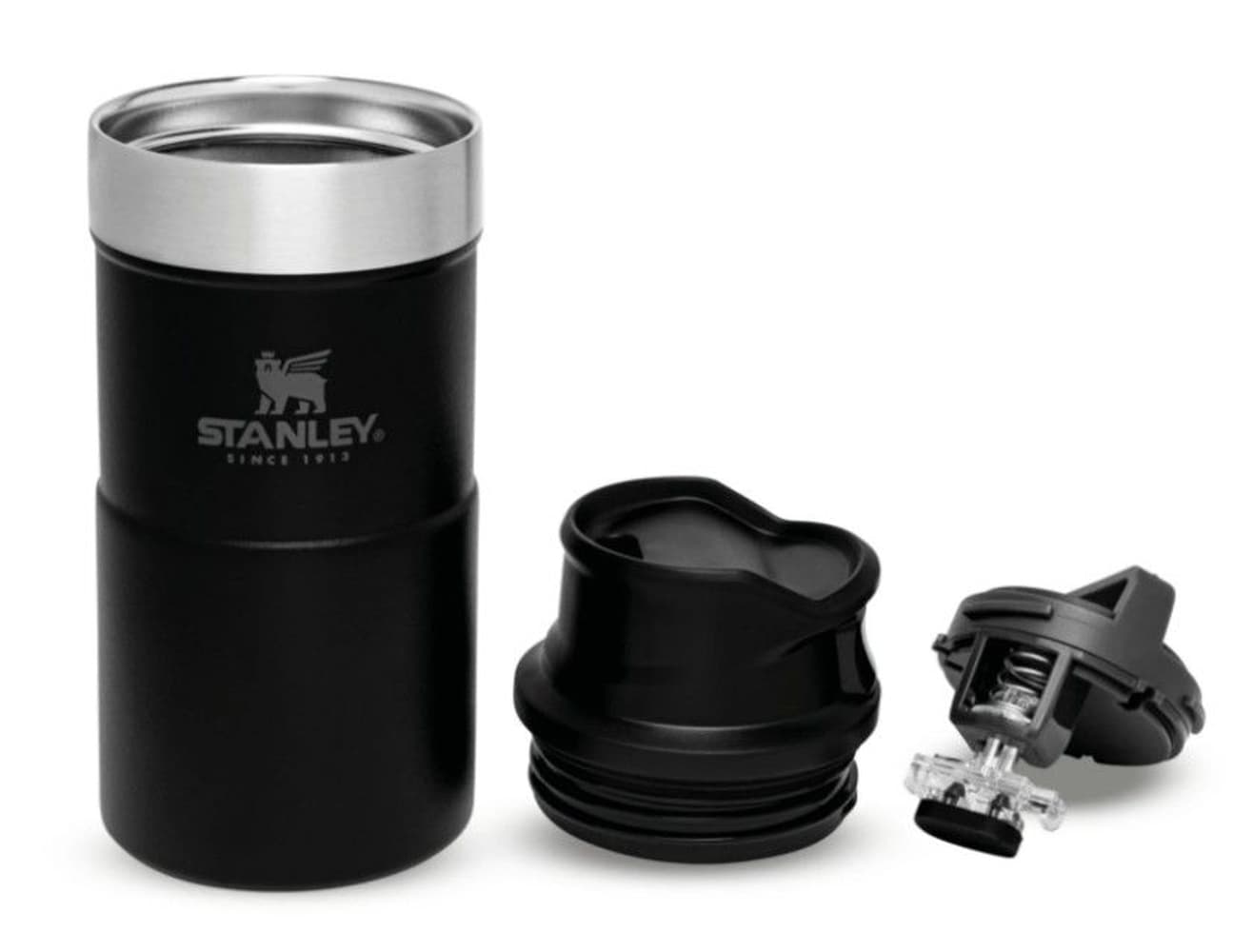 The Trigger-Action Travel Mug 0,25L Matte Black, view: 2