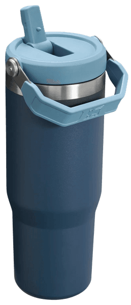 The IceFlow Flip Straw Tumbler 0,89 L Navy, view: 1