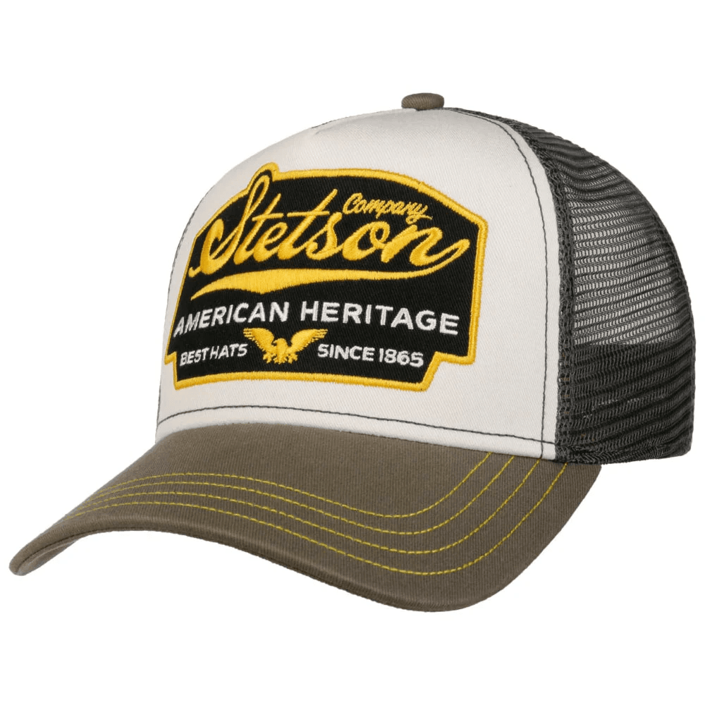 Trucker Cap American Heritage Olive/White, view: 0