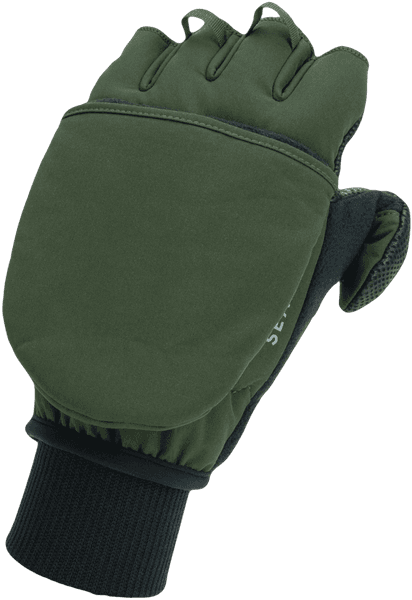 Walpole Windproof Shooting Mitt Olive, view: 0