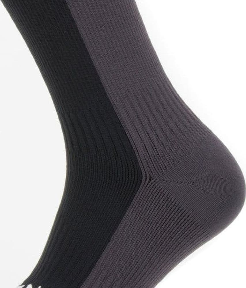 Waterproof Cold Weather Knee Sock Black/Grey, view: 2
