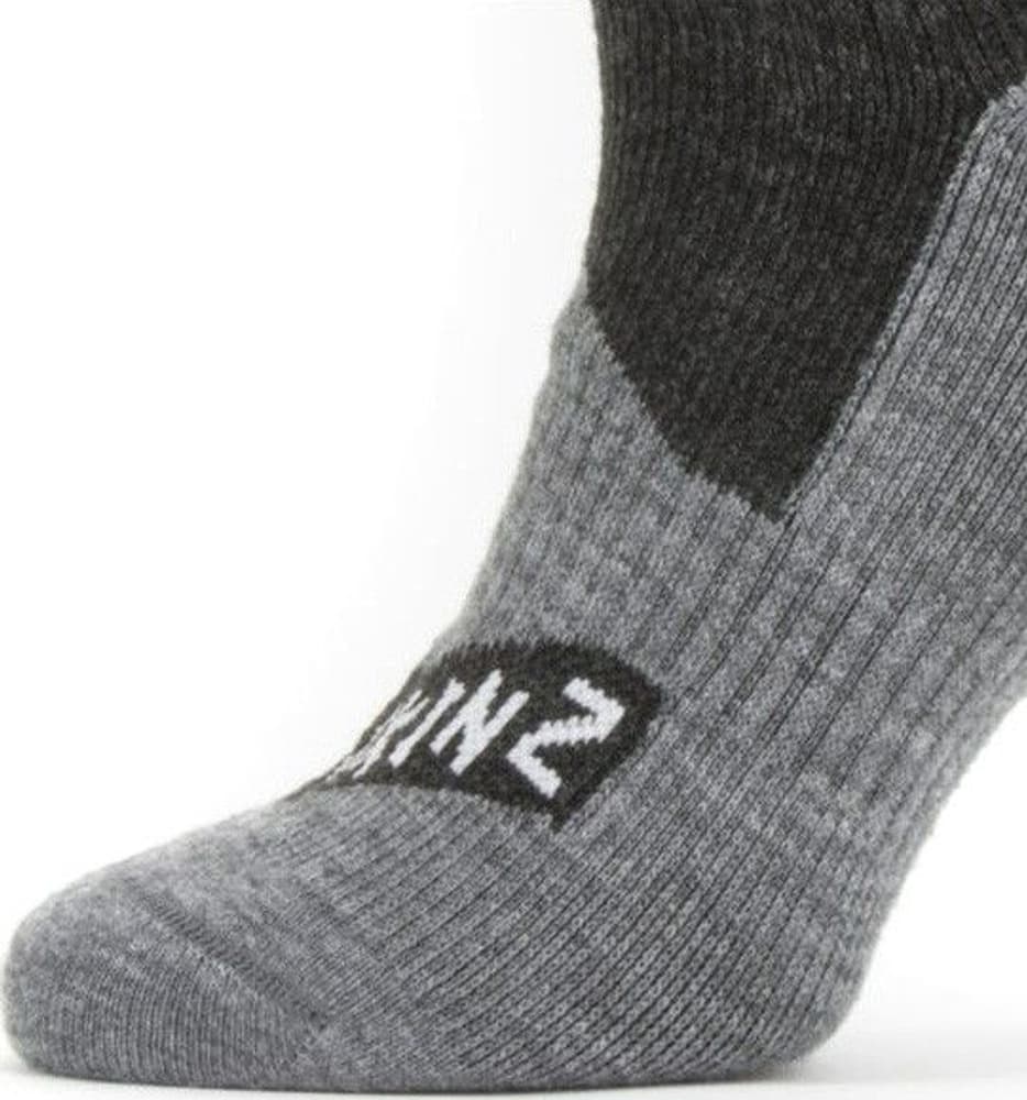 Waterproof All Weather Mid Sock Marl Black/Grey, view: 1