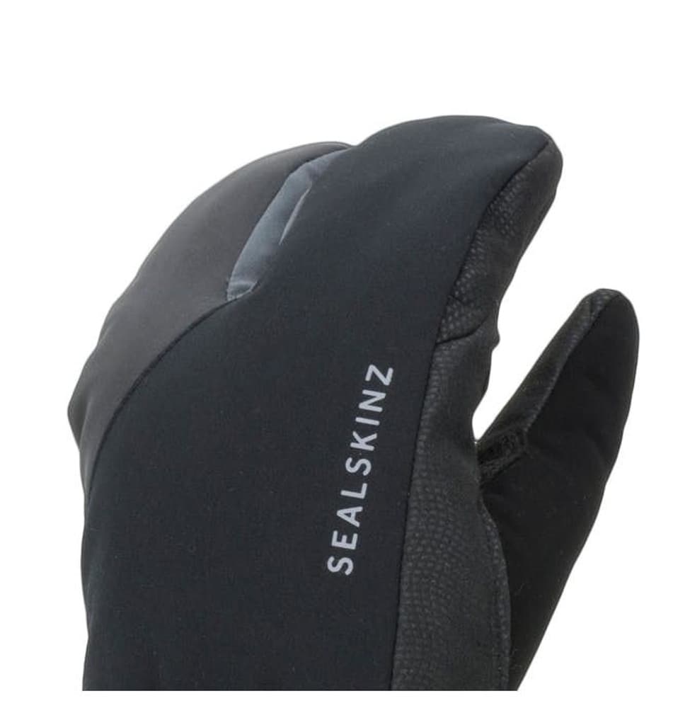 Waterproof Extreme CW Cycle Split Finger Glove Black/Grey, view: 2