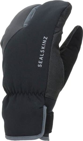 Waterproof Extreme CW Cycle Split Finger Glove Black/Grey, view: 0