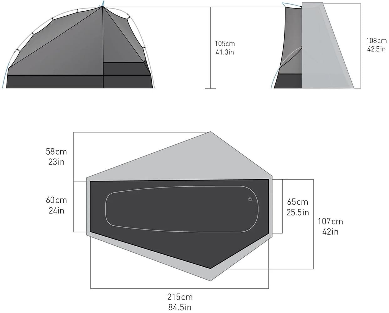 Tent Alto Tr1 Green, view: 12
