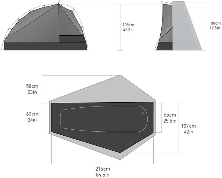 Tent Alto Tr1 Green, view: 12